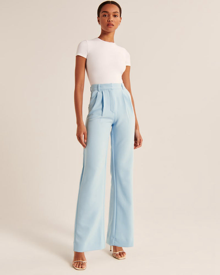 LINA™ | HIGH WAIST WIDE FIT PANTALON