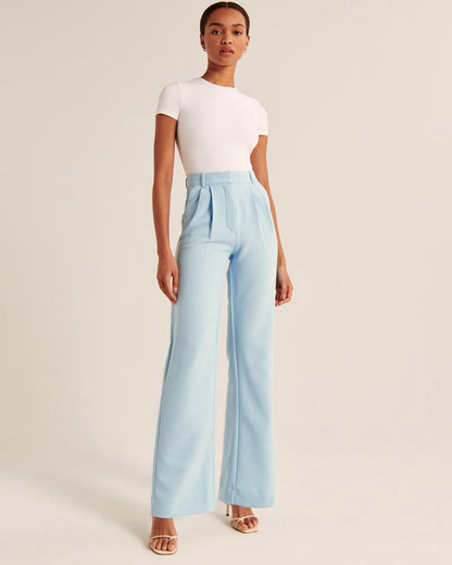 LINA™ | HIGH WAIST WIDE FIT PANTALON